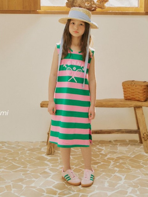 Racket Sleeveless One-piece