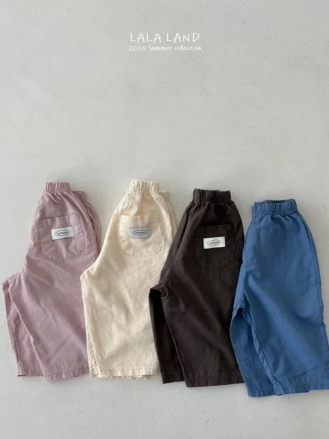 kids Linen Round Pants