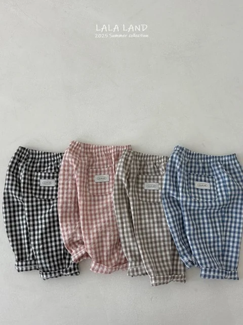 kids Mane Check Pants