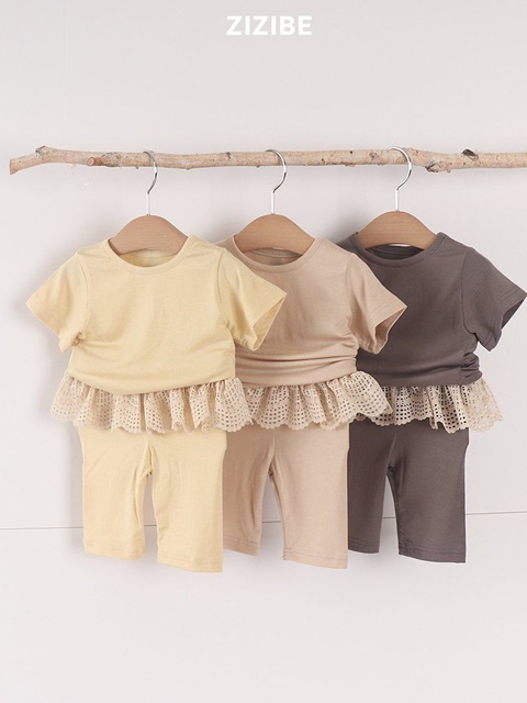 Modal Lace Span Top Bottom Set Modal Lace Span Top Bottom Set