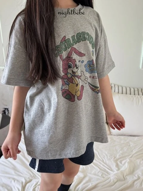 Crayon Rabbit Short Sleeve Tee