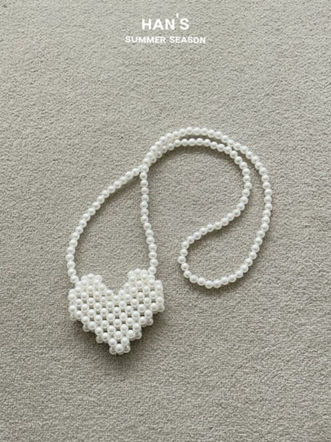 Heart Pearl Bag Heart Pearl Bag