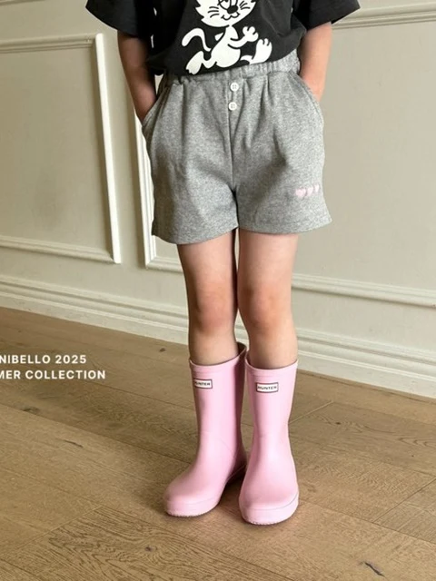Heart Button Pants (Plain)