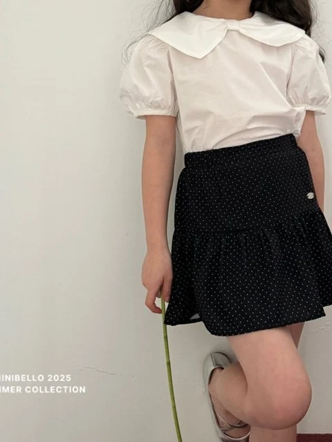 Dot Chiffon Skirt