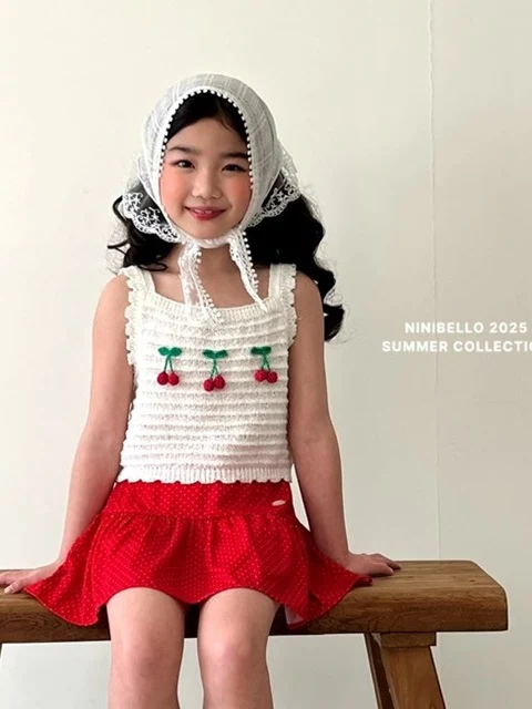 Cherry Pop Sleeveless Knit