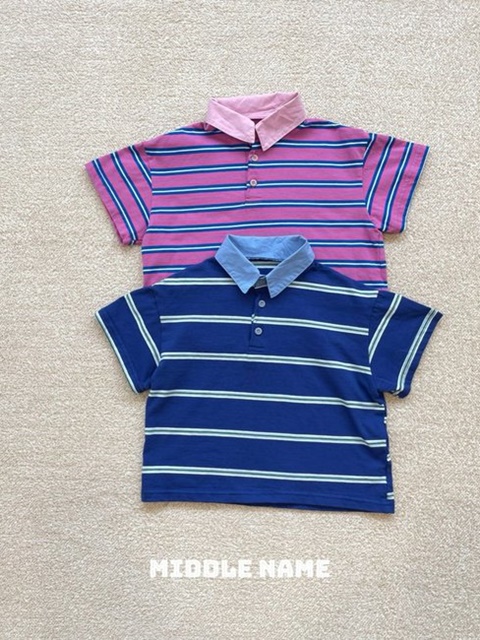 Collar Stripe Tee