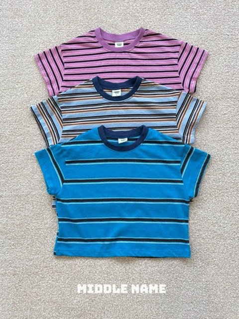 Crayon Stripe Tee