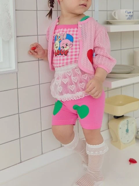Bebe Heart Baby Apron Bebe Heart Baby Apron