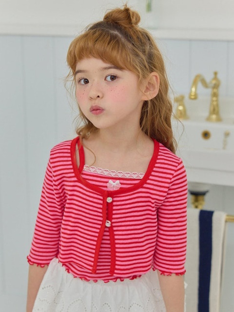 Striped Cardigan Set Striped Cardigan Set
