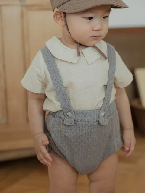 Bebe Linen Collar Tee