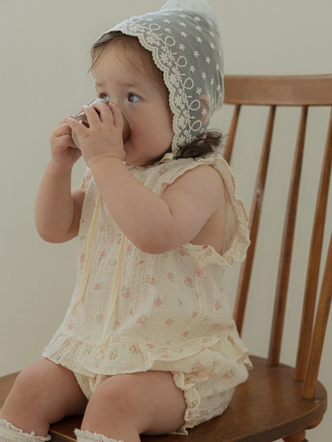 Bebe 25 Frill Open Blouse Set