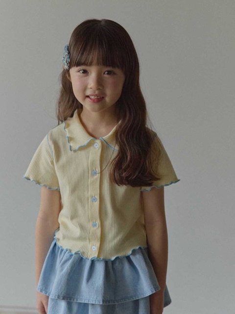 Sweet Rib Collar Tee
