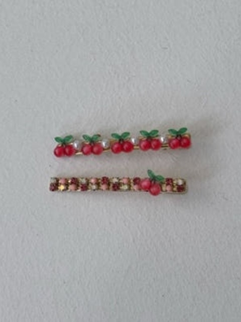 Cherry Hairpin Set