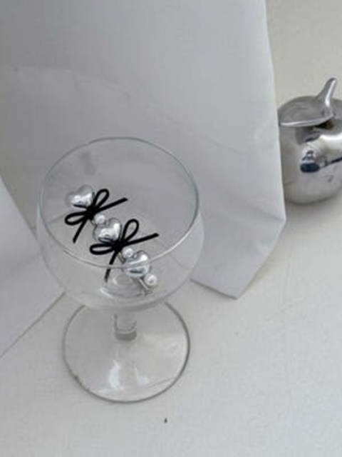 Silver Heart Hairpin