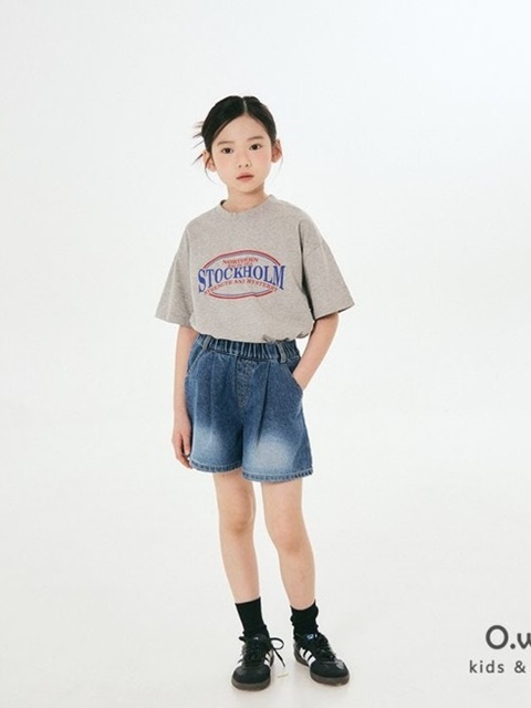 Pintuck Short Denim Pants Pintuck Short Denim Pants