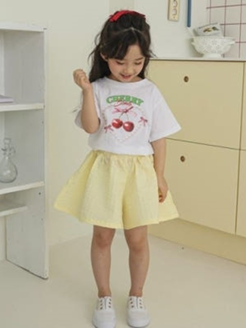 Embroidered Skirt Pants