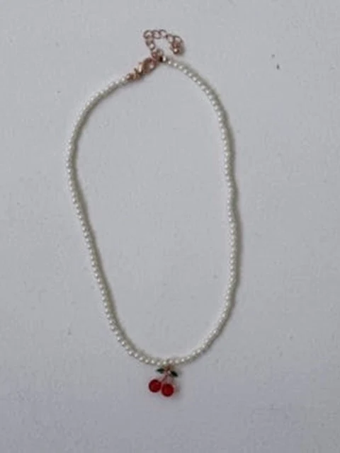 Cherry Pearl Necklace