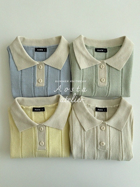 Knit Collar Tee