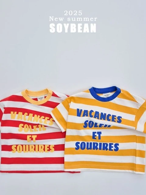 Vacation Stripe Short Sleeve Tee