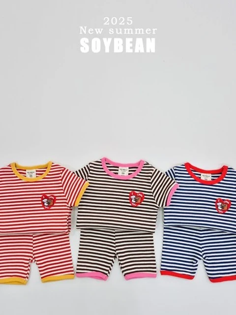 Heart Rib Top Bottom Set Heart Rib Top Bottom Set
