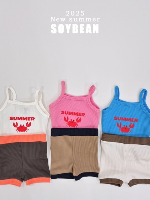 Little Crab Raglan Top Bottom Set Little Crab Raglan Top Bottom Set