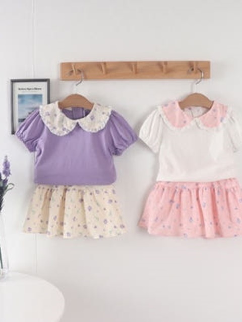 Small Flower Ari Top Bottom Set