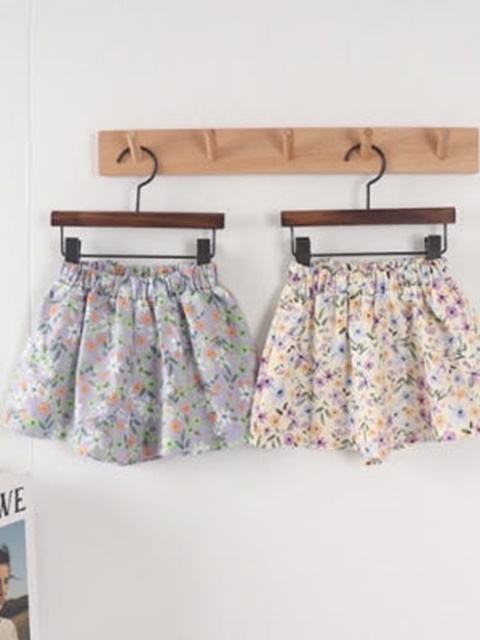 Flower Skirt Pants