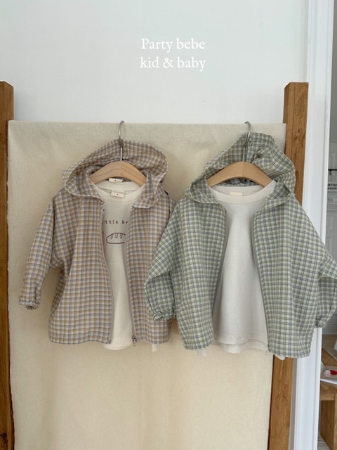 Summer Check Hooded Jumper
