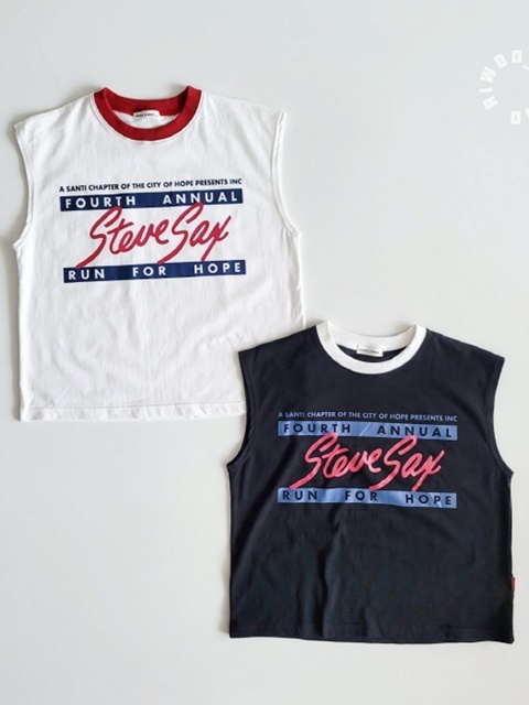 Steve Boxy Sleeveless Tee (Adult)