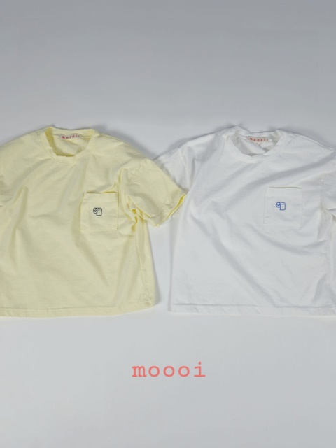 Paper Roll Pocket Embroidery Tee Paper Roll Pocket Embroidery Tee