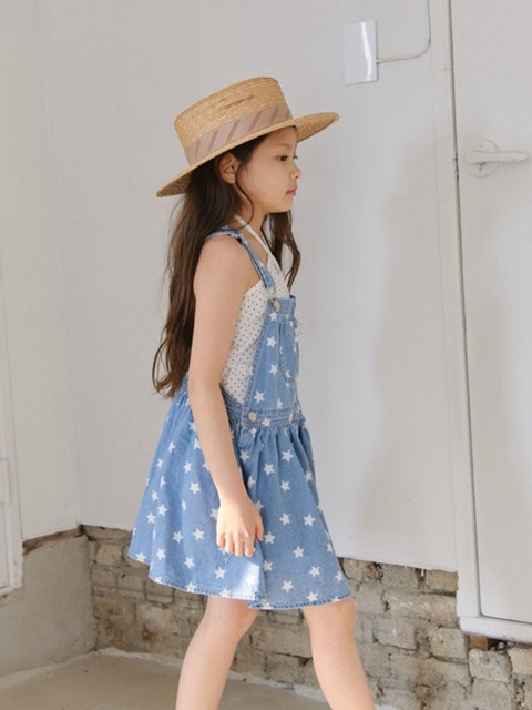 Star Overall Skirt Kids Star Overall Skirt Kids