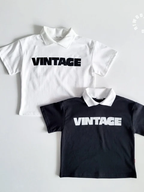 Vintage Yoko Collar Short Sleeve Tee (Adult) Vintage Yoko Collar Short Sleeve Tee (Adult)