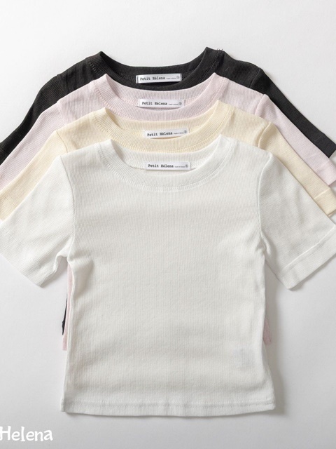 Blanc Rib Tee Blanc Rib Tee