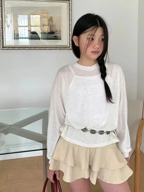 Linen Long Sleeve Tee Linen Long Sleeve Tee