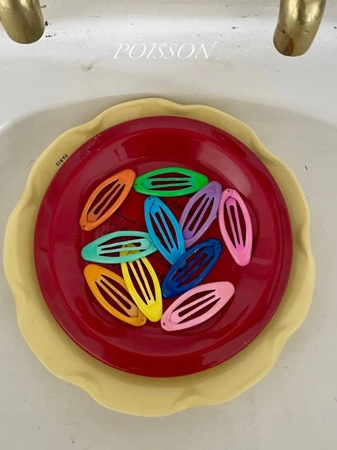 Round Hairclip Set