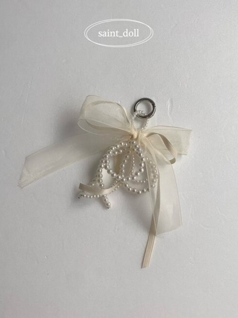 Pearl Lace Keyring