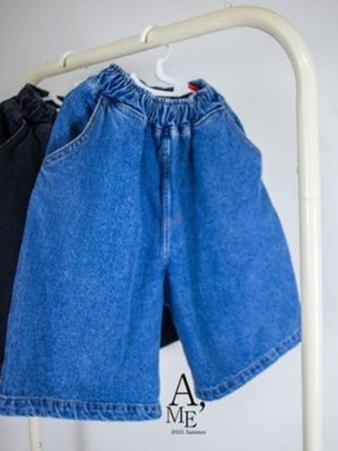 Denim Bermuda Shorts