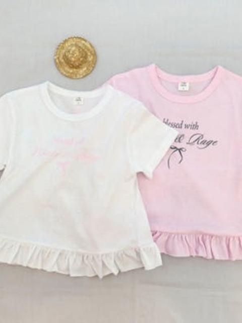 Ribbon Frill Tee Ribbon Frill Tee