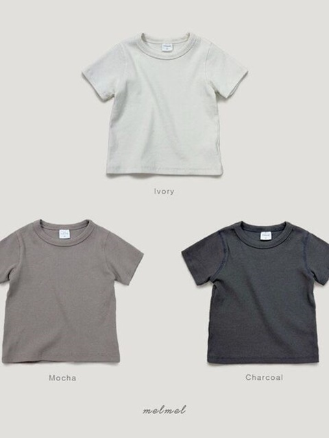 Rib Short Sleeve Tee