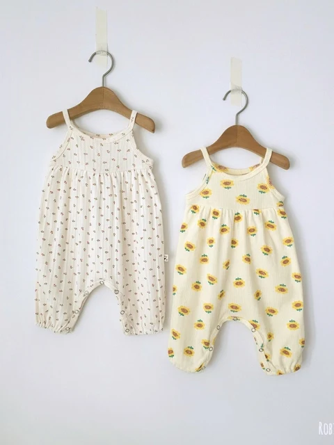 Eyelet String Sleeveless Jumpsuit