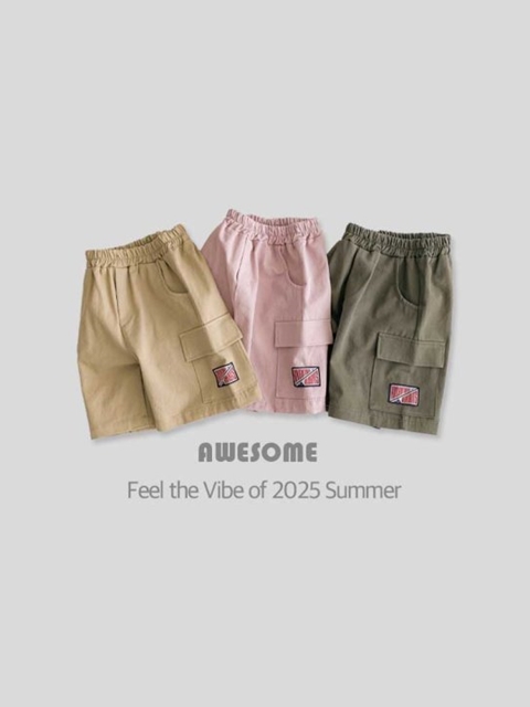 Cargo Label Half Pants Cargo Label Half Pants