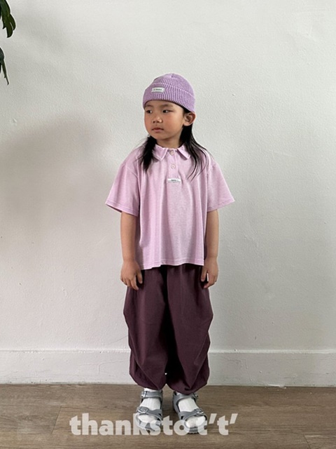 Button Collar Tee Button Collar Tee