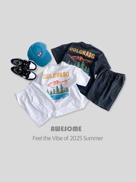 Colorado Short Sleeve Top Bottom Set Colorado Short Sleeve Top Bottom Set