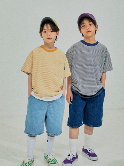 Pocket Stripe Plain Short Sleeve Tee Pocket Stripe Plain Short Sleeve Tee