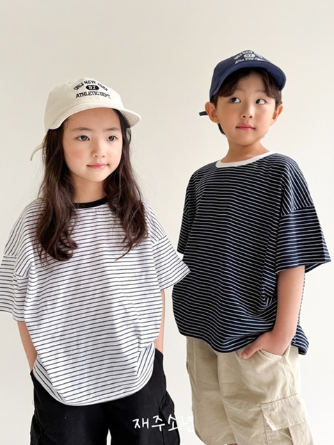 Clip Stripe Tee Clip Stripe Tee