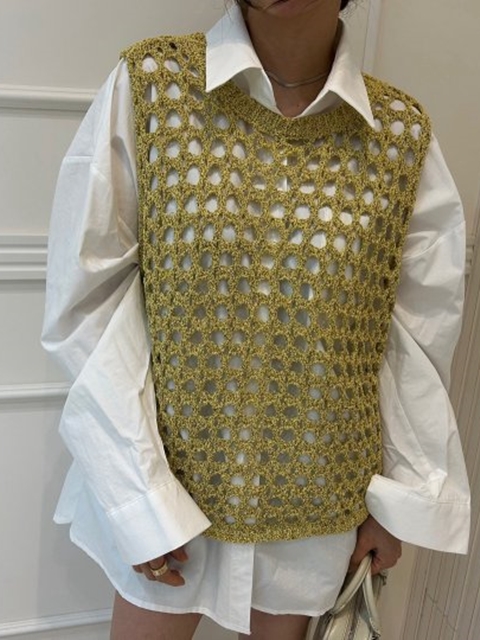 Net Knit Vest Net Knit Vest