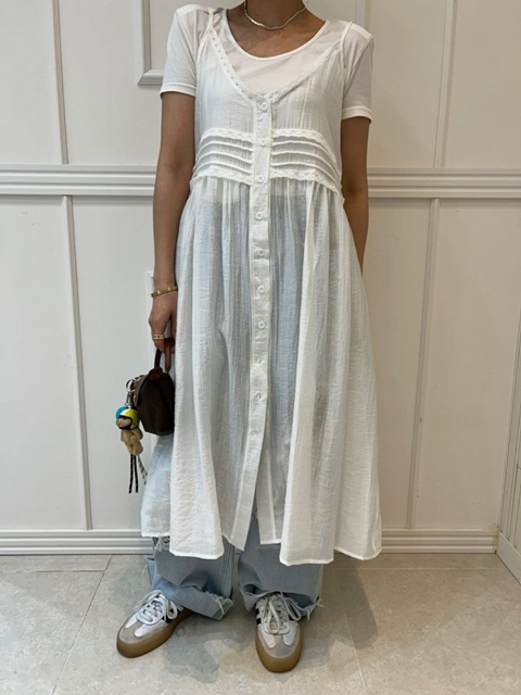 Blanc Sleeveless Long One-piece Blanc Sleeveless Long One-piece