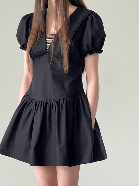 V Neck Collar One-piece V Neck Collar One-piece