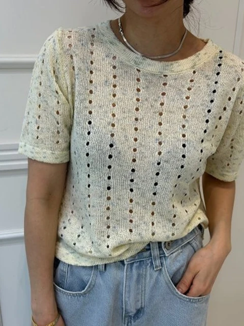 Bocasi Back Button Knit Top Bocasi Back Button Knit Top