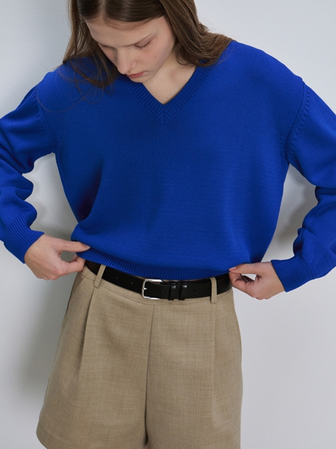 One Tuck Soft Half Pants One Tuck Soft Half Pants